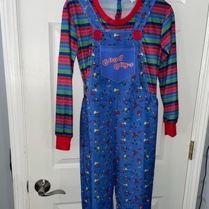 Chucky costume worn once like new